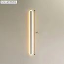 GobekUsa Sleek Elliptical Acrylic Wall Sconce with LED Lighting for Aisle