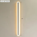 GobekUsa Sleek Elliptical Acrylic Wall Sconce with LED Lighting for Aisle