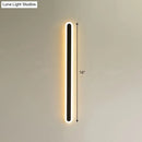 GobekUsa Sleek Elliptical Acrylic Wall Sconce with LED Lighting for Aisle