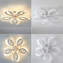 GobekUsa Ceiling Fan Light LED, Remote Control, Silent, 220V