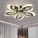 GobekUsa Ceiling Fan Light LED, Remote Control, Silent, 220V