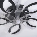 GobekUsa Ceiling Fan Light LED, Remote Control, Silent, 220V