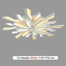 GobekUsa Branch Design LED Chandelier: Modern Nordic Acrylic Ceiling Light for Stylish Living Room Décor