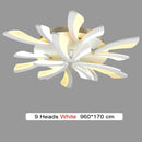 GobekUsa Branch Design LED Chandelier: Modern Nordic Acrylic Ceiling Light for Stylish Living Room Décor