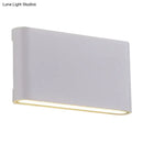 GobekUsa Nordic Aluminum Flush Mount Wall Lamp - Black/White LED Sconce Light Fixture (Small/Large)
