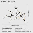 GobekUsa Glass LED Chandelier Ceiling Light for Modern Nordic Design Home Decor