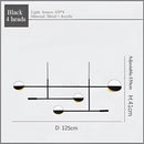 GobekUsa Geometric Line Iron Pendant Lamp for Living Room, Bedroom, Study, Dining - Home Decor Luminare