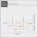 GobekUsa Geometric Line Iron Pendant Lamp for Living Room, Bedroom, Study, Dining - Home Decor Luminare