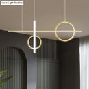 GobekUsa Contemporary LED Suspension Ceiling Lamp with Acrylic Shade - Stylish Parlour Pendant Lighting Fixture