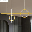 GobekUsa Contemporary LED Suspension Ceiling Lamp with Acrylic Shade - Stylish Parlour Pendant Lighting Fixture