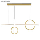 GobekUsa Contemporary LED Suspension Ceiling Lamp with Acrylic Shade - Stylish Parlour Pendant Lighting Fixture