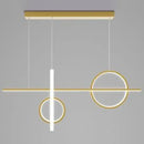 GobekUsa Contemporary LED Suspension Ceiling Lamp with Acrylic Shade - Stylish Parlour Pendant Lighting Fixture