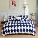 GobekUsa Geometric Stripes Printed Bedding Set: Duvet Cover, Bed Sheets, Pillowcases