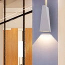 GobekUsa Nordic LED Flush Wall Sconce Black/White Triangular LED Wall Lamp