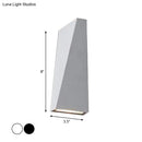 GobekUsa Nordic LED Flush Wall Sconce Black/White Triangular LED Wall Lamp