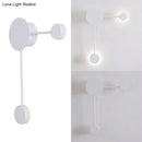 GobekUsa Modern Black/White Sputnik LED Wall Sconce Light Fixture with Acrylic Lamp Shades - 2/3/6 Lights in Warm/White