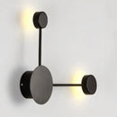 GobekUsa Modern Black/White Sputnik LED Wall Sconce Light Fixture with Acrylic Lamp Shades - 2/3/6 Lights in Warm/White