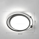GobekUsa Geometry LED Ceiling Light: Modern Nordic Light Luxury for Living Room Decor