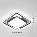 GobekUsa Geometry LED Ceiling Light: Modern Nordic Light Luxury for Living Room Decor