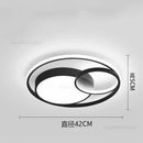 GobekUsa Geometry LED Ceiling Light: Modern Nordic Light Luxury for Living Room Decor