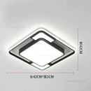 GobekUsa Geometry LED Ceiling Light: Modern Nordic Light Luxury for Living Room Decor