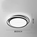 GobekUsa Geometry LED Ceiling Light: Modern Nordic Light Luxury for Living Room Decor