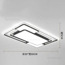 GobekUsa Geometry LED Ceiling Light: Modern Nordic Light Luxury for Living Room Decor