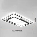 GobekUsa Geometry LED Ceiling Light: Modern Nordic Light Luxury for Living Room Decor