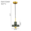 GobekUsa Green Marble Pendant Light - Modern Luxury Indoor Lighting for Dining Room & Bedroom
