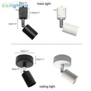 Modern black & white industrial ceiling light kitchen track lighting by Decorbites