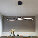 GobekUsa Acrylic Chandelier LED Ceiling Light Minimalist Design for Dining Room