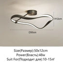 GobekUsa LED Ceiling Light: Modern Minimalist Nordic Design for Bedroom, Living Room, Study, Kitchen & Restaurant