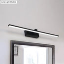 GobekUsa Black/White LED Wall Mounted Bathroom Mirror Light - Iron Stick Vanity Lamp, Multiple Sizes Available