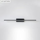 GobekUsa Black/White LED Wall Mounted Bathroom Mirror Light - Iron Stick Vanity Lamp, Multiple Sizes Available