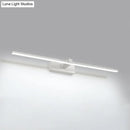 GobekUsa Black/White LED Wall Mounted Bathroom Mirror Light - Iron Stick Vanity Lamp, Multiple Sizes Available