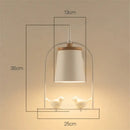 GobekUsa LED Bird Wall Lights Modern Home Decor Sconce Fixture