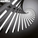 GobekUsa Modern LED Chandelier Lighting Nordic Loft Black White Hanging Pendant Light