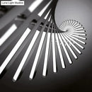 GobekUsa Modern LED Chandelier Lighting Nordic Loft Black White Hanging Pendant Light