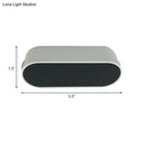 GobekUsa Modern LED Flush Wall Sconce - Simplicity Black & White Wall Lamp with Metal Shade in Vibrant Colors