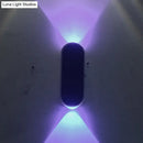 GobekUsa Modern LED Flush Wall Sconce - Simplicity Black & White Wall Lamp with Metal Shade in Vibrant Colors