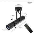 GobekUsa Dimmable LED Track Light: 20W/30W Spotlight for Museum Art Gallery Exhibition
