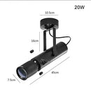 GobekUsa Dimmable LED Track Light: 20W/30W Spotlight for Museum Art Gallery Exhibition