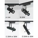 GobekUsa Dimmable LED Track Light: 20W/30W Spotlight for Museum Art Gallery Exhibition