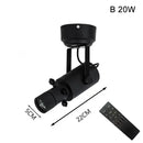 GobekUsa Dimmable LED Track Light: 20W/30W Spotlight for Museum Art Gallery Exhibition