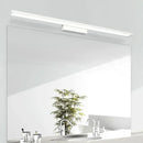 GobekUsa Sleek Black/White Vanity Lamp w/ Rectangular Shade & LED Acrylic Wall Light - 16"/23.5" Simplistic Fixture for Mirrors