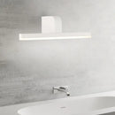 GobekUsa Modern LED Bathroom Vanity Light - Stylish Black/White Wall Lighting with Slender Metal Shade - Warm/White Light