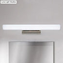 GobekUsa Modern LED Vanity Mirror Light with Chrome Sconce - Warm/White Light, 16"/23.5" W