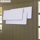 GobekUsa Modern LED Wall Lamp - Aluminum Rectangle Wall Light with Warm/White Lighting - Black/White
