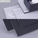 GobekUsa Modern LED Wall Lamp - Aluminum Rectangle Wall Light with Warm/White Lighting - Black/White