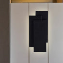 GobekUsa Modern LED Wall Lamp - Aluminum Rectangle Wall Light with Warm/White Lighting - Black/White